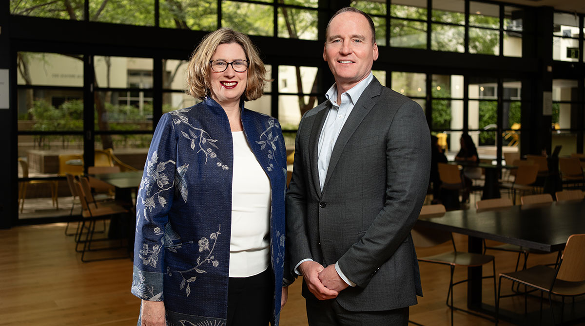 It takes exceptional leadership to run a business school that's known for the quality of the leaders it produces.