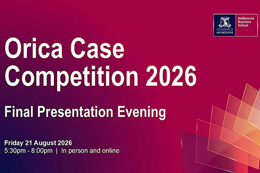 Orica Case Competition 2026 - Final Presentation Evening