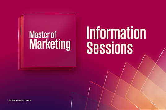 Part-time Master of Marketing Information Session (Virtual)