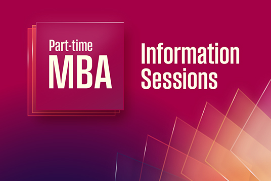 Part-time MBA Information Session (Virtual)
