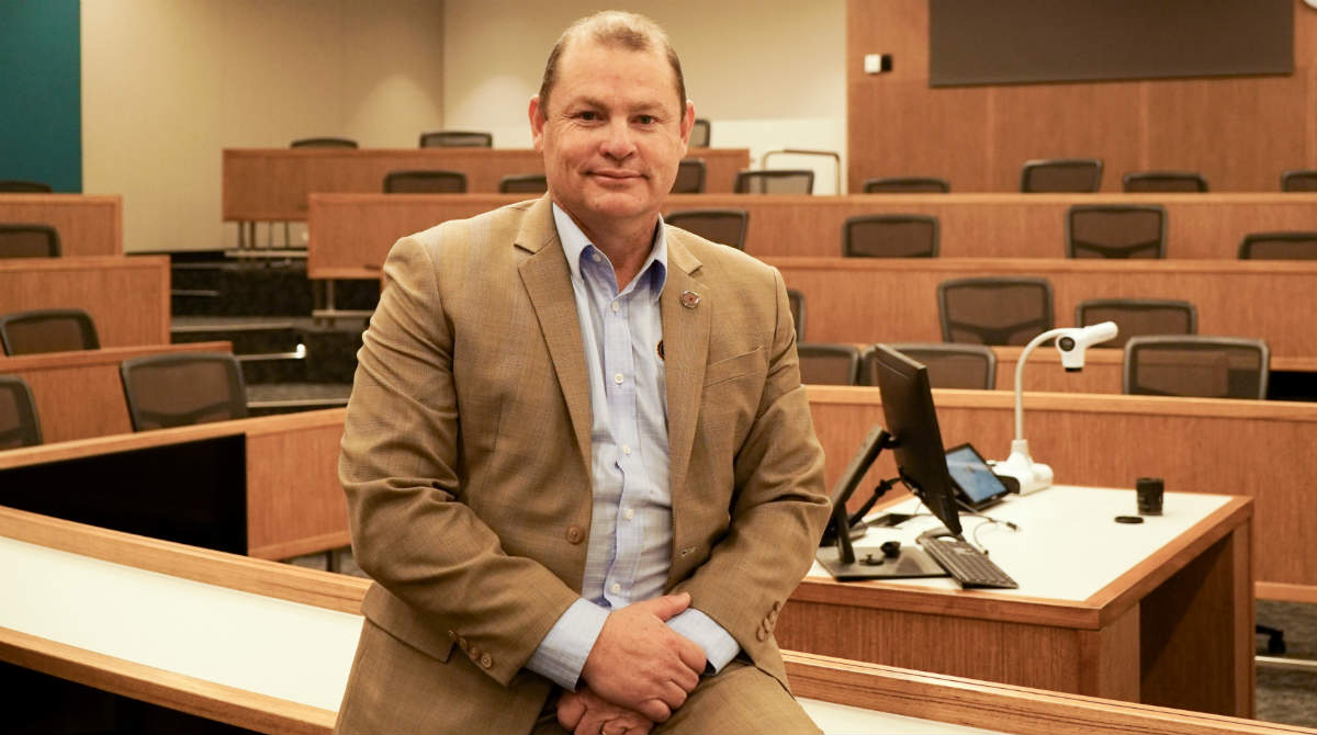 Willyama founder and MURRA Indigenous Business Program alum Kieran Hynes at Melbourne Business School