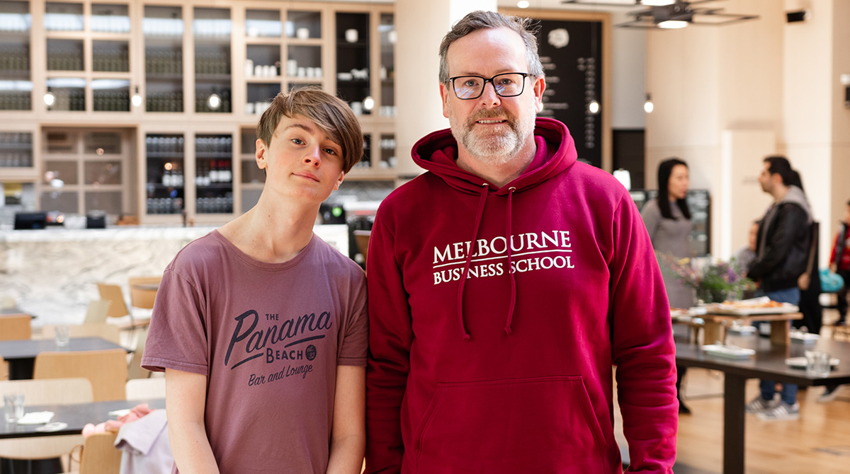 Part-time MBA student Andrew Tomlins