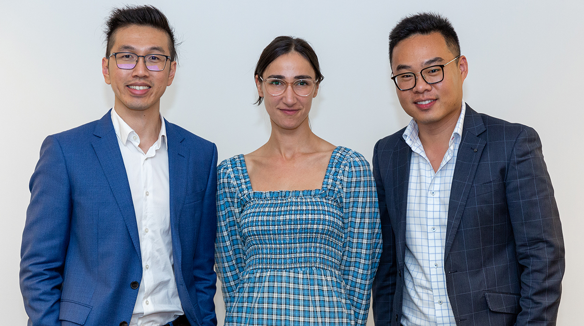 Team Fashion Forward: Sunjit Bhatt, Zane Lynn Ng, Zhao Jie Yan