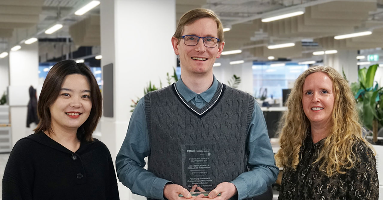 MBS receives PRME award for sustainability reporting