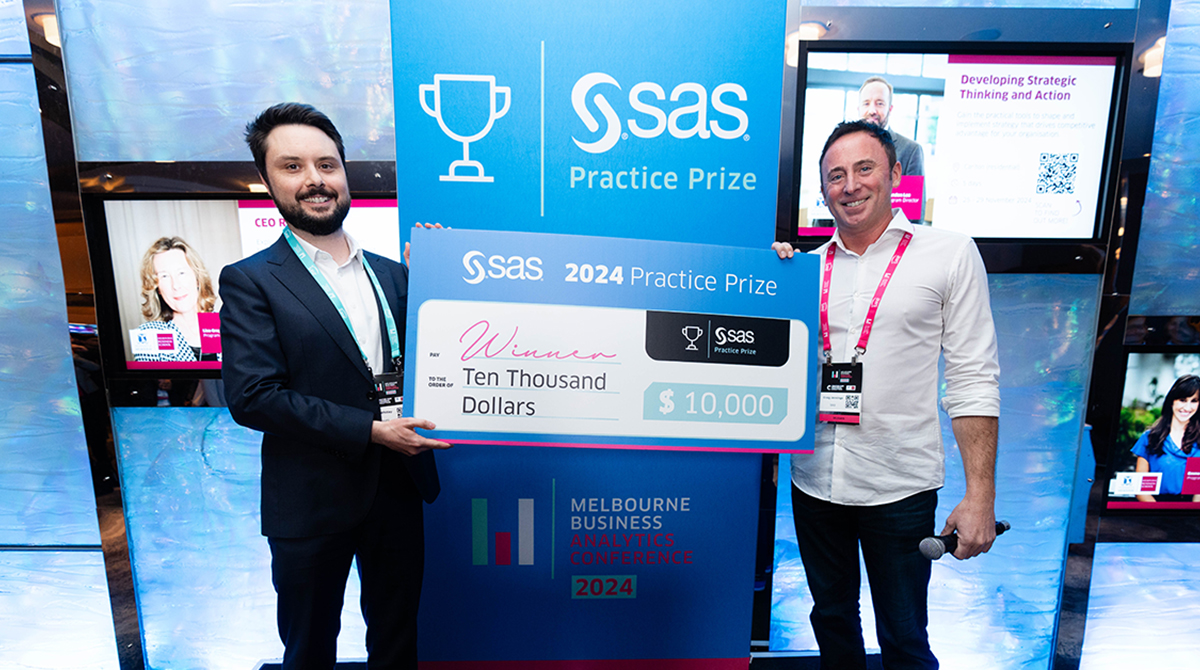 Suncorp win SAS Practice prize 