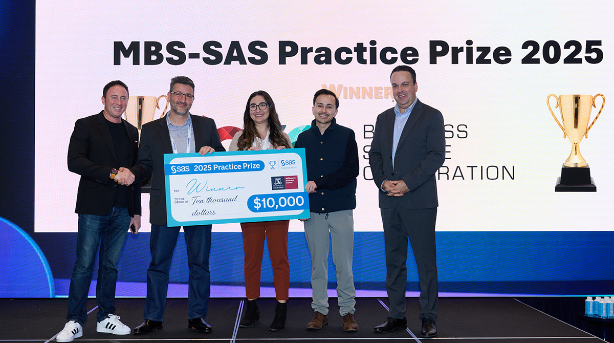 SAS Practice Prize winners 