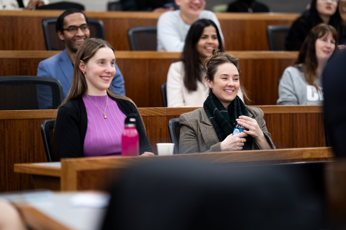 Panel discussion with Geoff Martin at Women's Alumni Network event, 12 August 2026