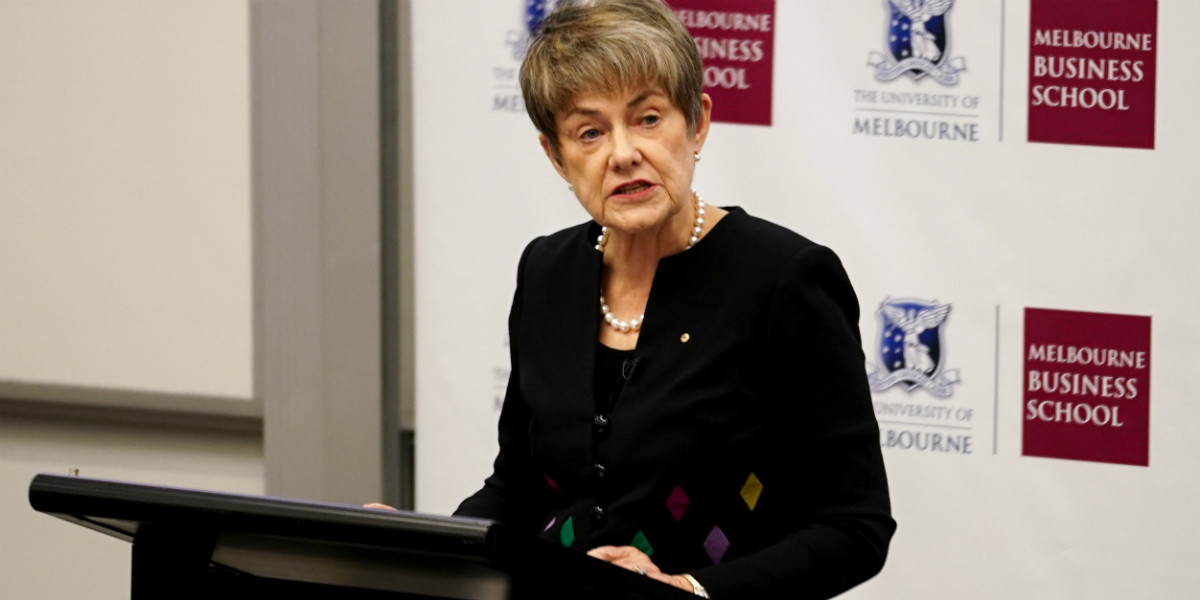 Elizabeth Proust at the Ethics in Business Conference