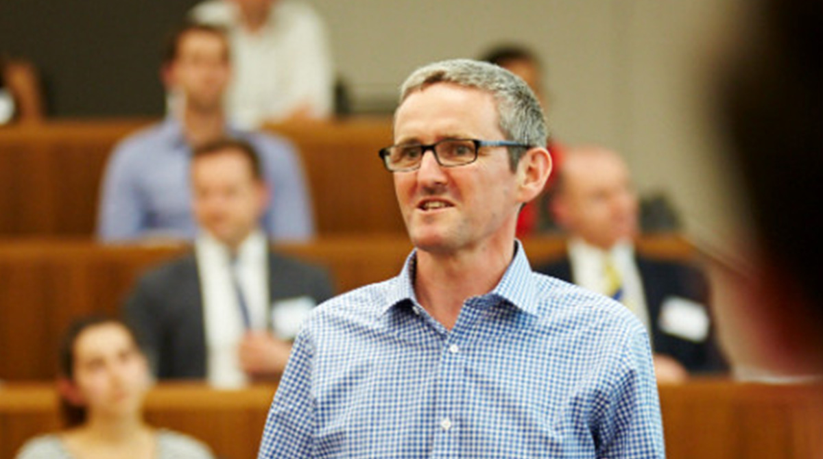 Don O'Sullivan giving a lecture